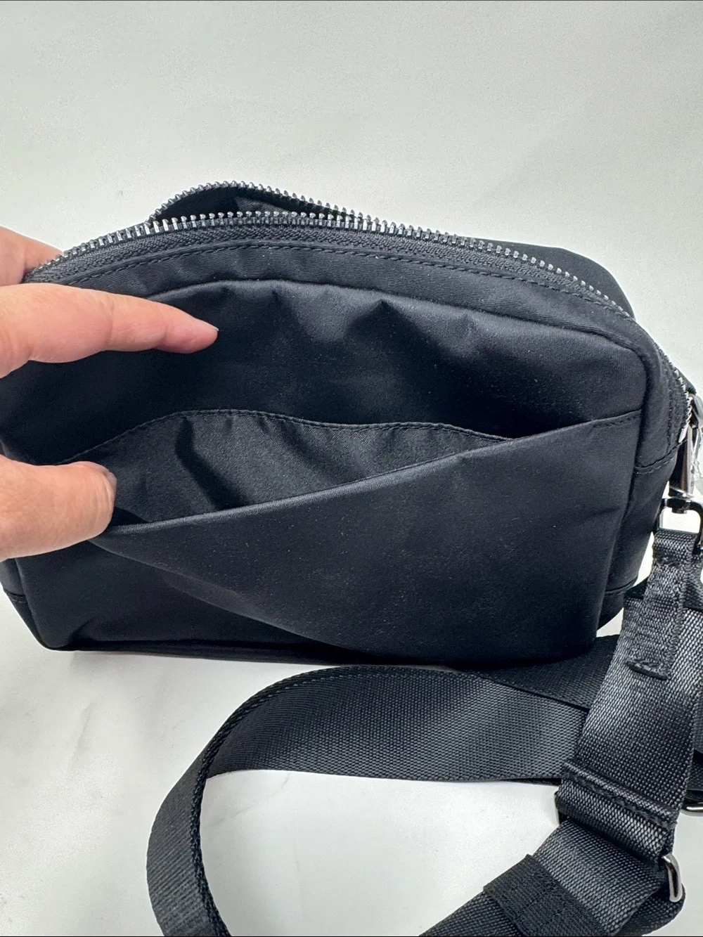 Lululemon crossbody black bag